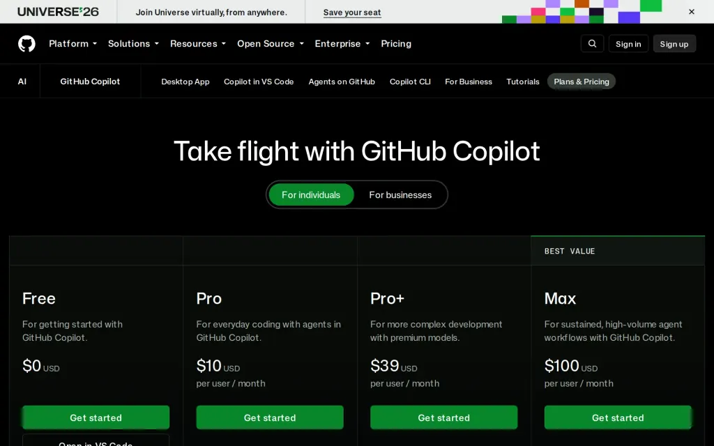 Pricing page of auto-geo