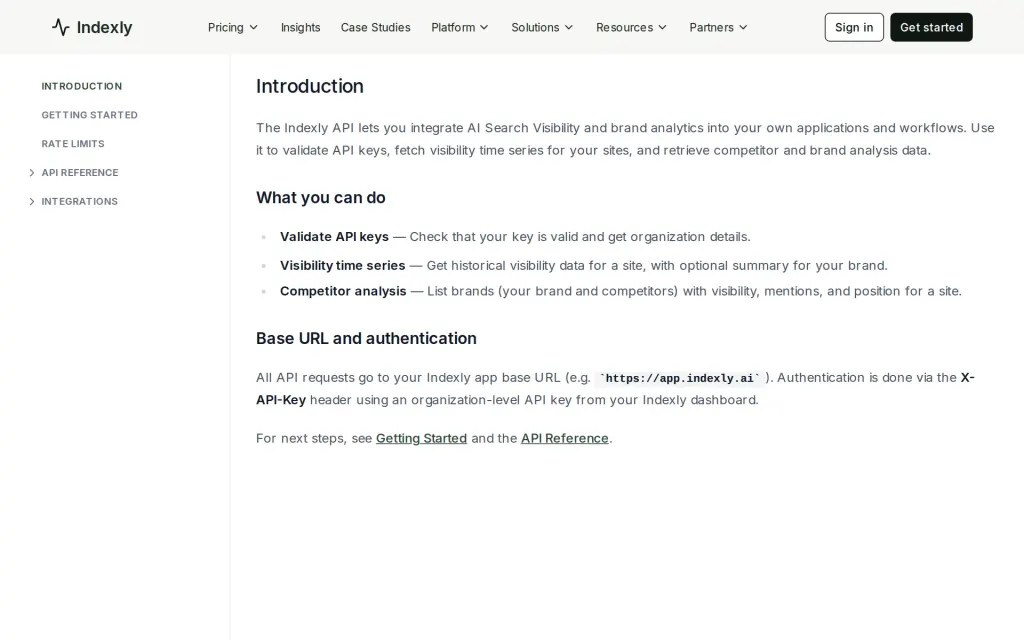Docs of Indexly