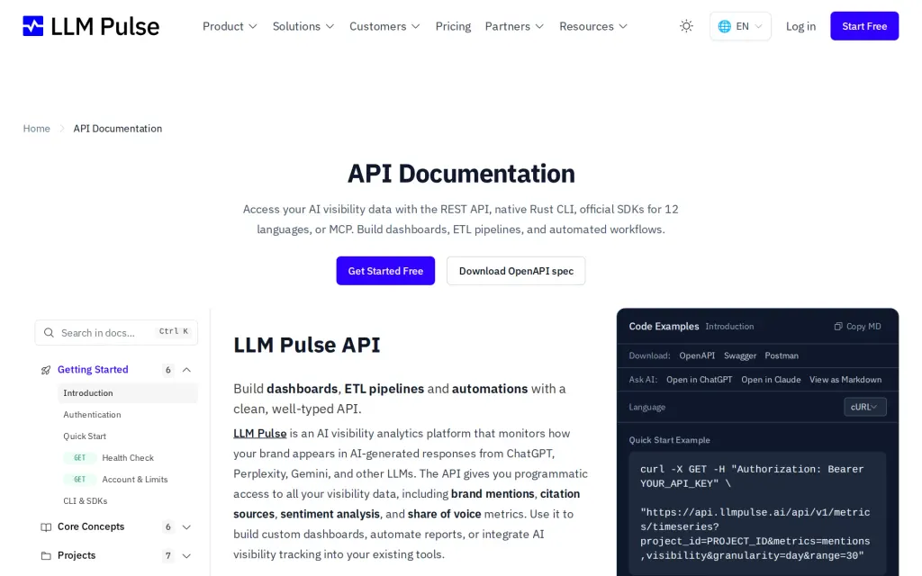 Docs of LLM Pulse