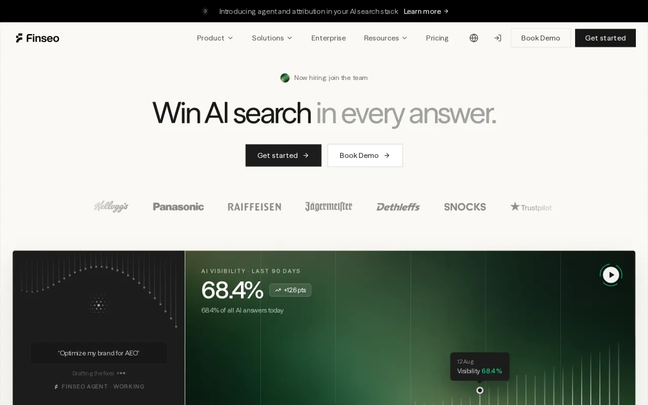 Screenshot of Finseo