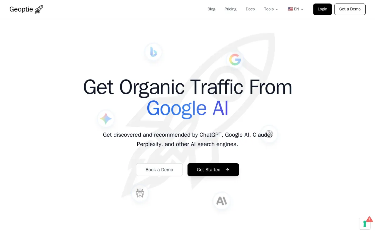 Screenshot of Geoptie