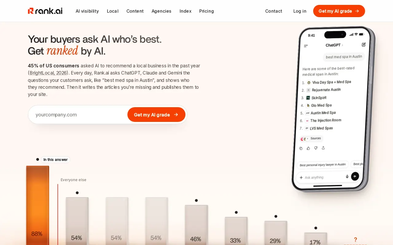 Screenshot of Rank.ai