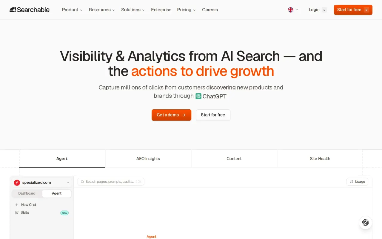 Screenshot of Searchable