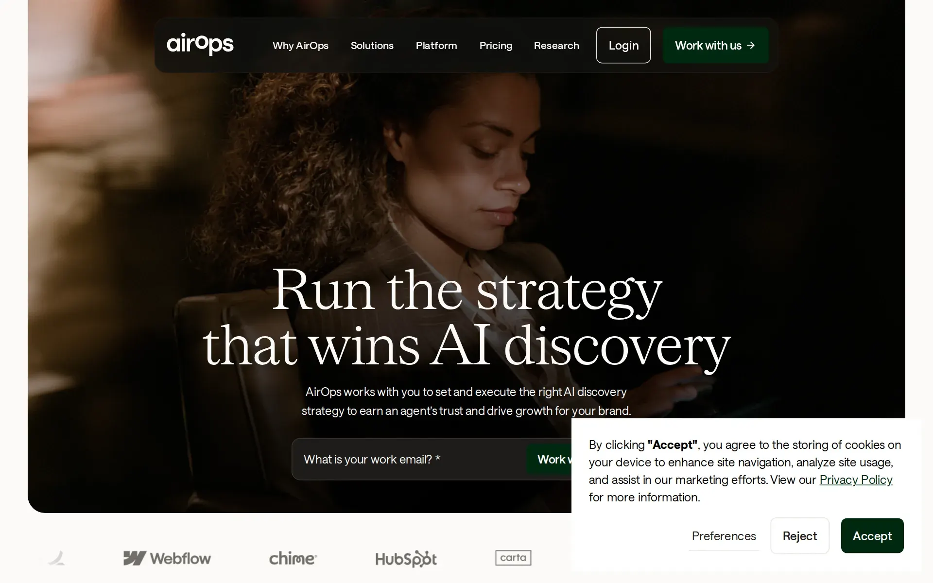 Screenshot of AirOps