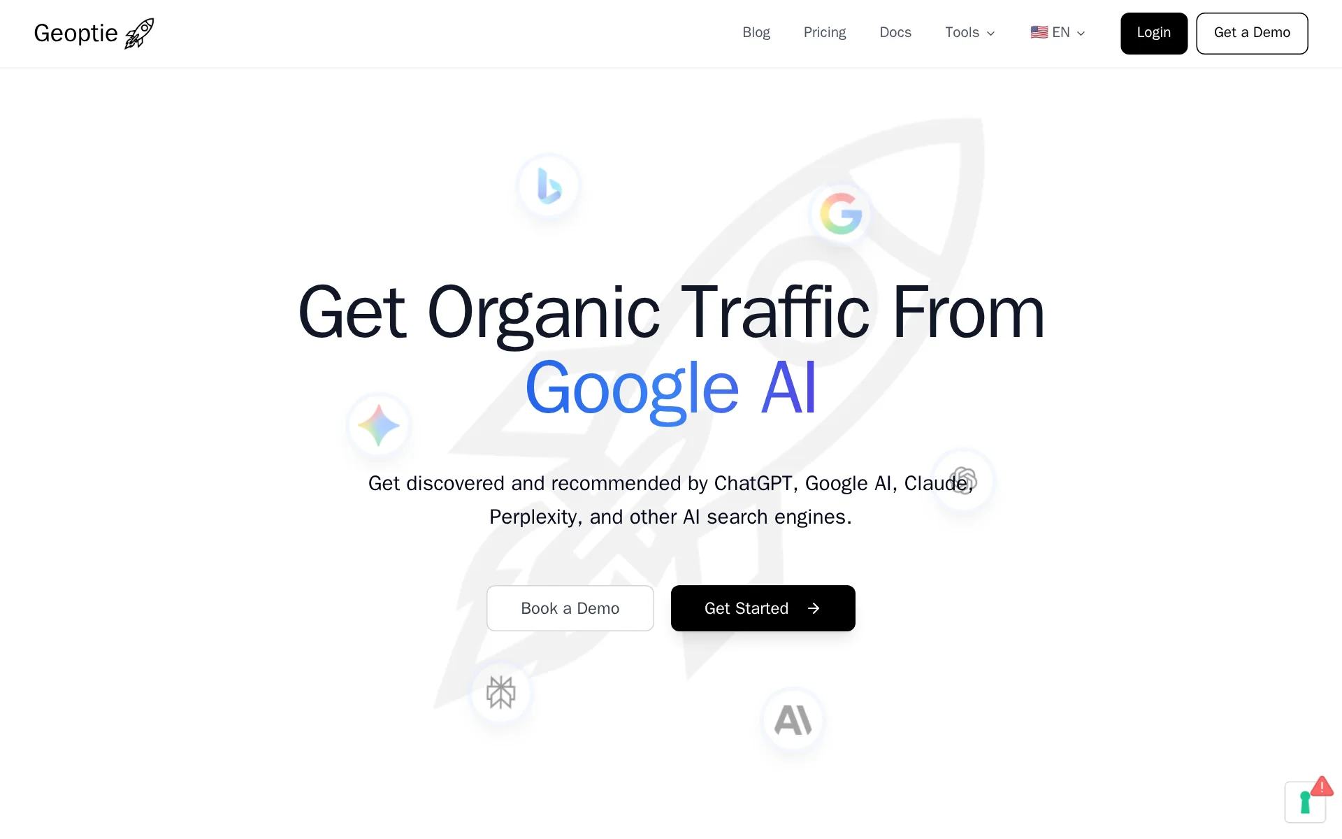 Screenshot of Geoptie