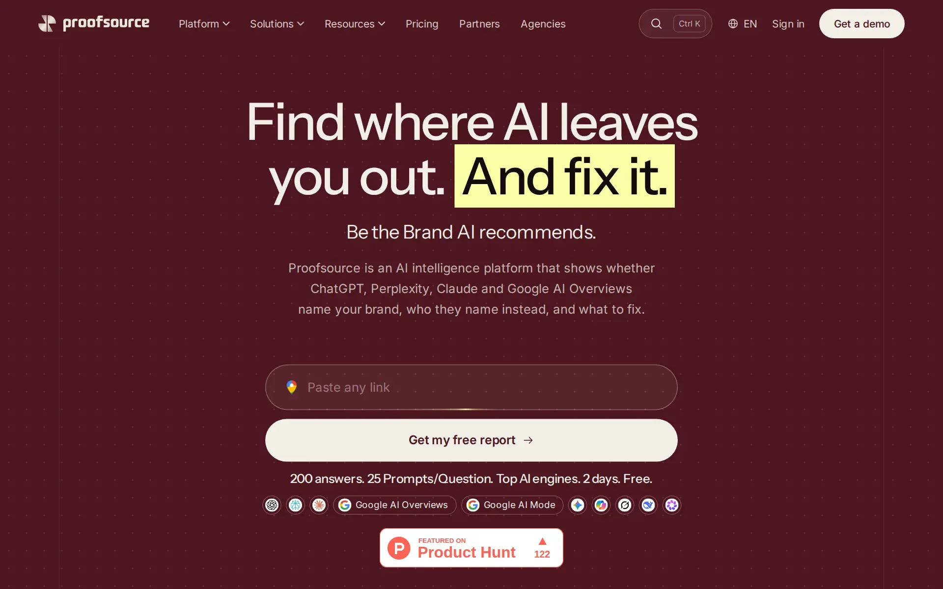 Screenshot of Proofsource