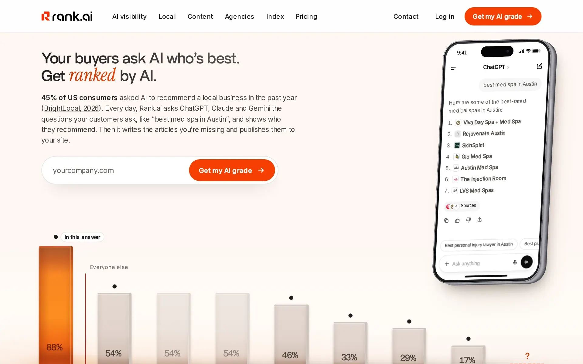 Screenshot of Rank.ai