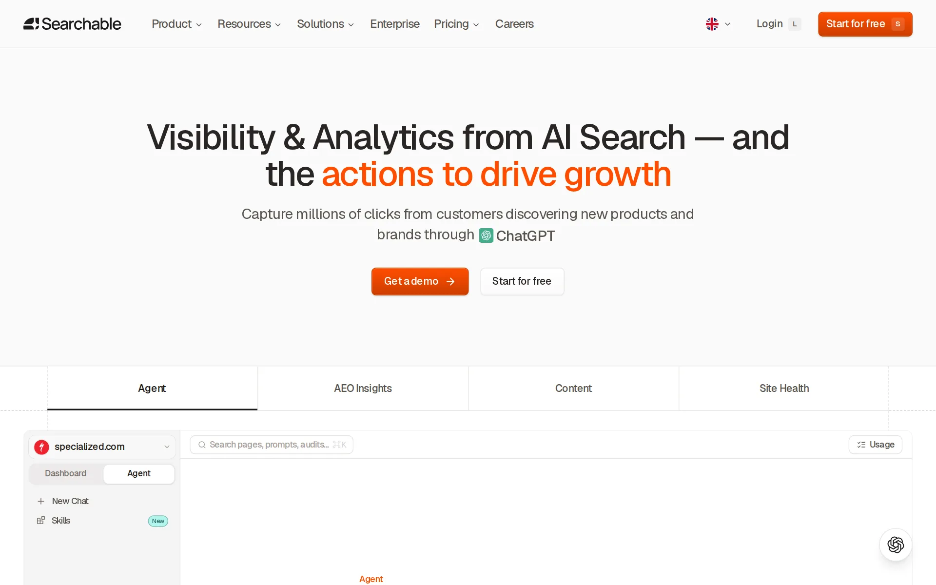 Screenshot of Searchable